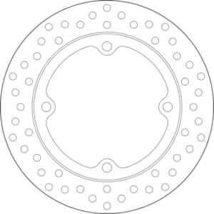 צלחת דיסק הונדה CB500 מ-13 אחורי ברמבו BREMBO צלחת בלם