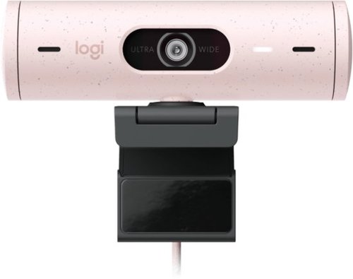 מצלמת רשת עם מיקרופון צבע ורוד Logitech Brio 500 Full HD 1080p