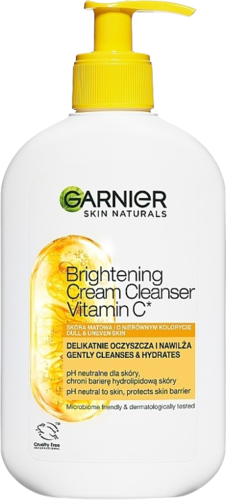Garnier Vitamin C Cream Cleanser 250ML גרנייר ג'ל ניקוי ויטמין סי