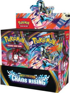 קלפי פוקימון בוסטר בוקס כאוס רייזינג Chaos Rising Booster Box - ME04: Chaos Rising (CRI)