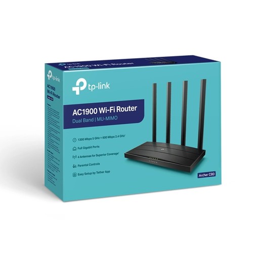 נתב 4G LTE TP-Link Archer C80 AC1900
