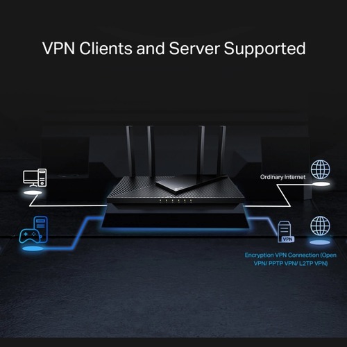 נתב Wi-Fi 6 מהיר יציאת Archer AX55 Pro AX3000 2.5G