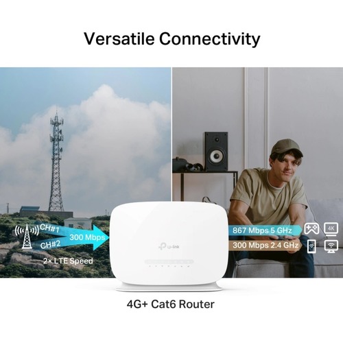 נתב Archer MR505 AC1200 4G+ Cat6
