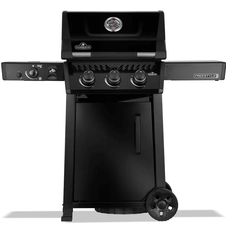 גריל גז FREESTYLE PRO 365 IL עם כירת צד אינפרא אדום – שחור