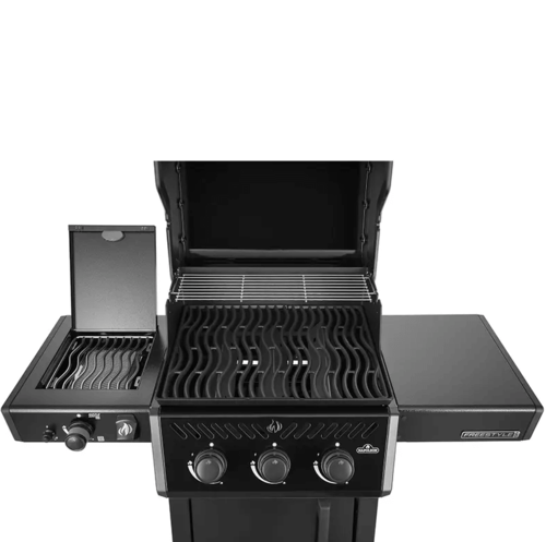 גריל גז FREESTYLE PRO 365 IL עם כירת צד אינפרא אדום – שחור