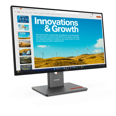 מסך מחשב Lenovo ThinkVision P24QD-40 23.8'' QHD USB-C Docking 140W 120Hz 64B1GAT1IS