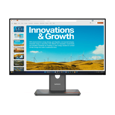 מסך מחשב Lenovo ThinkVision P24QD-40 23.8'' QHD USB-C Docking 140W 120Hz 64B1GAT1IS
