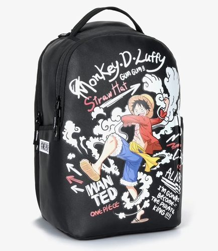 תיק גב איכותי ומדהים עם תא מחשב One Piece Luffy קל גב