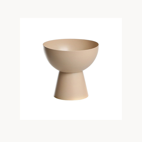 קערית הגשה ממתכת עגולה | מוקה | Aura Bowl