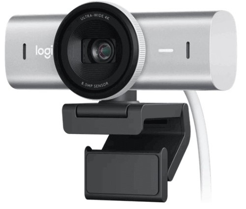 מצלמת רשת Logitech MX Brio 4K Ultra HD Pale Gray