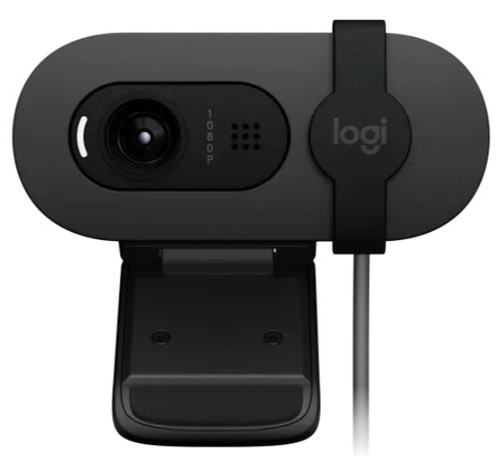מצלמת רשת עם מיקרופון Logitech Brio 100 Full HD 1080p Graphite