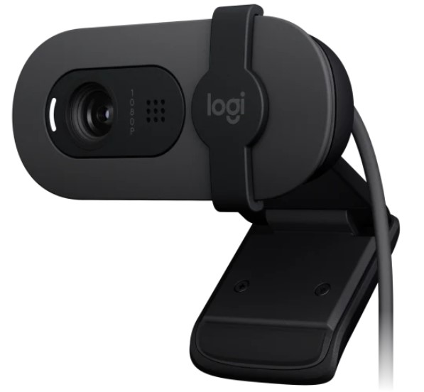 מצלמת רשת עם מיקרופון Logitech Brio 100 Full HD 1080p Graphite