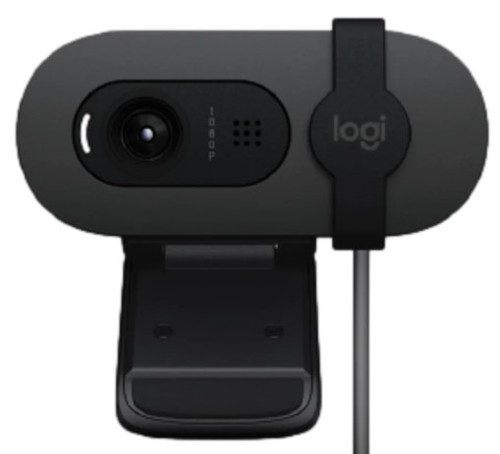מצלמת רשת עם מיקרופון Logitech Brio 105 Full HD 1080p Graphite