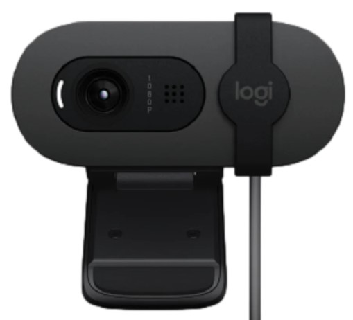 מצלמת רשת עם מיקרופון Logitech Brio 105 Full HD 1080p Graphite