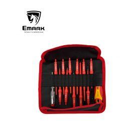 סט 12 מברגים מתחלפים מבודד  EMARK 1000V VDE