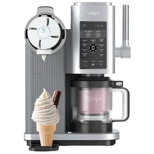 ‏מכונת גלידה Ninja NC701 Creami Spoon and Spin נינג