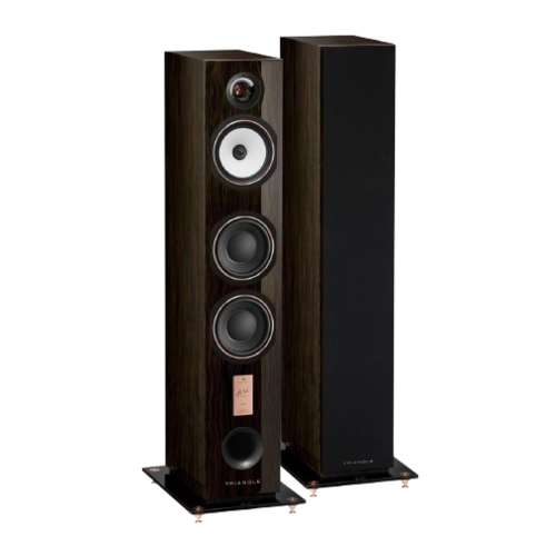 זוג רמקולים רצפתיים Triangle Antal 40th Anniversary מתצוגה בצבע Rosewood
