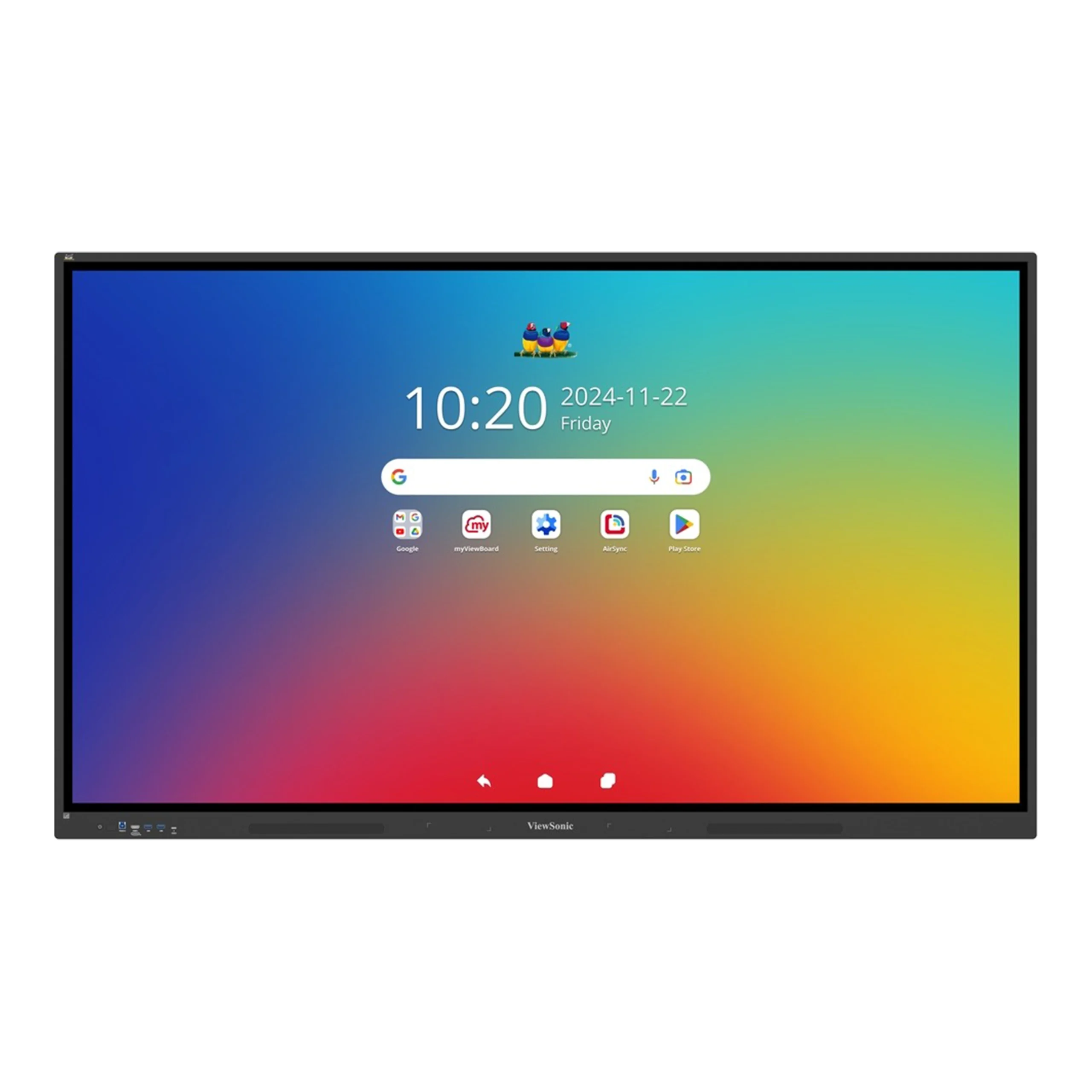 מסך מגע אינטראקטיבי 75" ViewSonic IFP7534 | 4K UHD + Android 14
