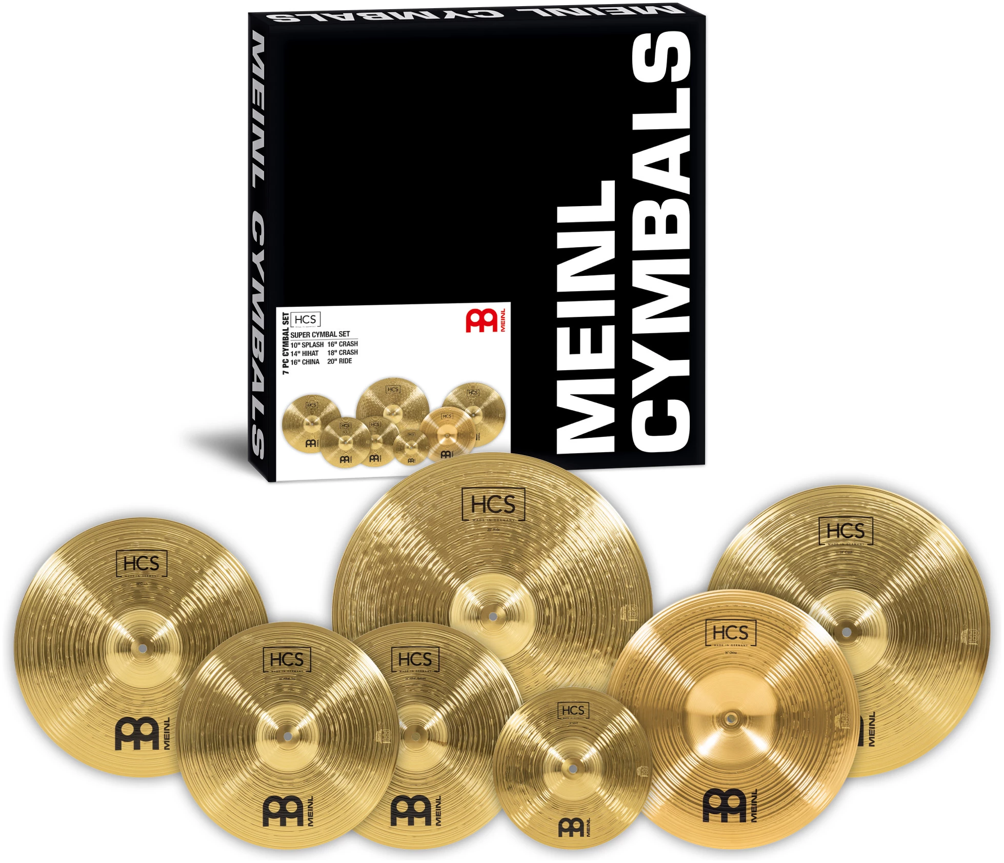 סט מצילות Meinl | HCS Super Cymbal Set