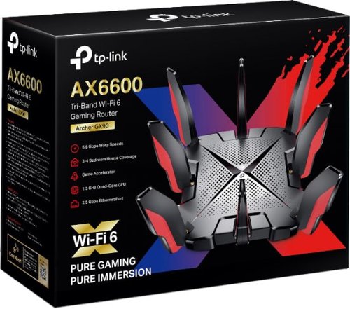 ראוטר גיימינג TP-Link AX6600 Tri-Band Wi-Fi 6 Archer GX90