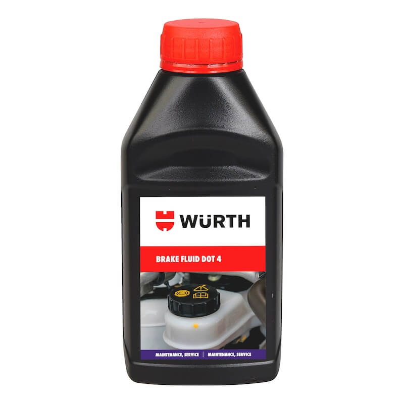 ‏נוזל בלמים Wurth Dot 4 | ‏500 מ"ל