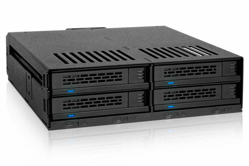 מגירה מוקשחת ל-4 דיסקים SSD/HDD