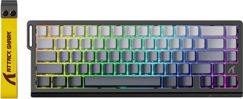 מקלדת גיימינג מגנטית Attack Shark X68 HE שחור Moonlight Night