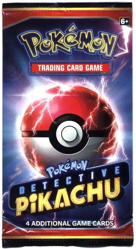 קלפי פוקימון חבילת בוסטר פיקאצו הבלש Detective Pikachu Booster Pack - Detective Pikachu (DEP)
