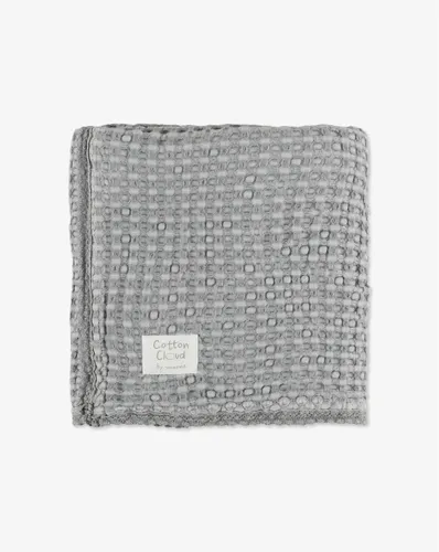 שמיכת פיקה גדולה 100*150 ליין Cotton Cloud - כחול