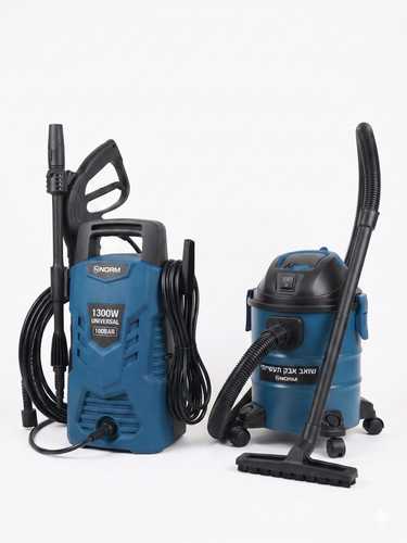 מכונת שטיפה 100 בר כולל שואב אבק 20 ליטר 