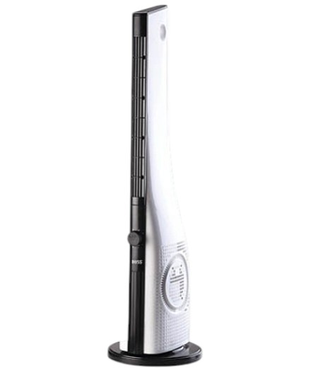 מאוורר מגדל מכני 50W לבן