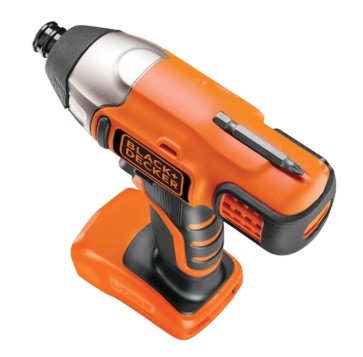 מברגה אימפקט נטענת 18V גוף בלבד- ללא סוללה Black+Decker BDCIM18N-XJ