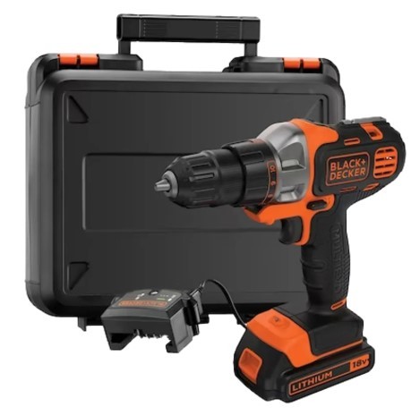 מארז מברגה/מקדחה/מסור + ראש מסור אנכי Black+Decker MULTIEVO 18V