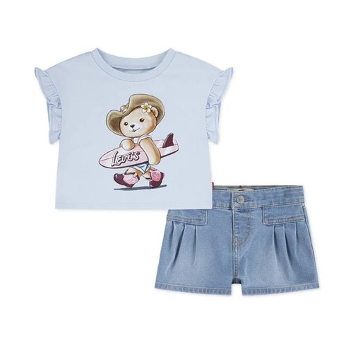 סט ליוויס Levi's Knit Top & Skorts Set | תינוקות