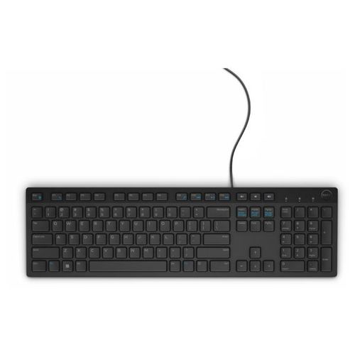 מקלדת מולטימדיה חוטית Dell Multimedia Keyboard KB216 (אריזה חומה)
