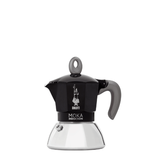 מקינטה מוקה לאינדוקציה 2 כוסות שחור Bialetti Moka Induction