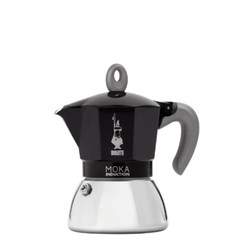 מקינטה מוקה לאינדוקציה 4 כוסות שחור Bialetti Moka Induction