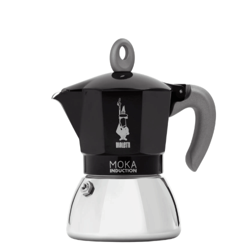 מקינטה מוקה לאינדוקציה 6 כוסות שחור Bialetti Moka Induction