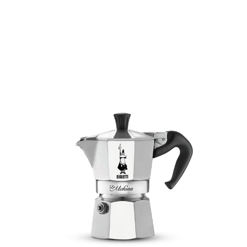 ‏מקינטה מוקה אקספרס לה מוקינה חצי כוס Bialetti Moka Express La Mokina ביאלטי