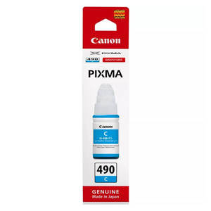 בקבוק דיו Canon GI-490C -  כחול