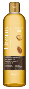 שמן רחצה עם שמני ארגן ומרולה לירן 400 מ"ל - Lirene With Argan And Marula Oil Shower Oil