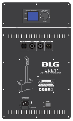 מערכת קולונה מקצועית BLG Audio TUBE-11 | עוצמה אדירה של 2200W