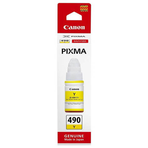 בקבוק דיו Canon GI-490Y -  צהוב