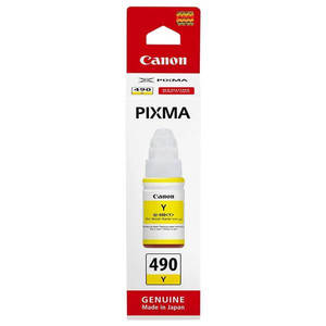 בקבוק דיו Canon GI-490Y -  צהוב