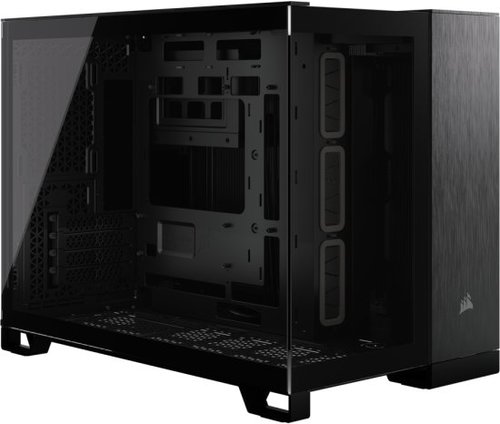 מארז שחור עץ אגוז למחשב CORSAIR 2500X Micro-ATX Walnut