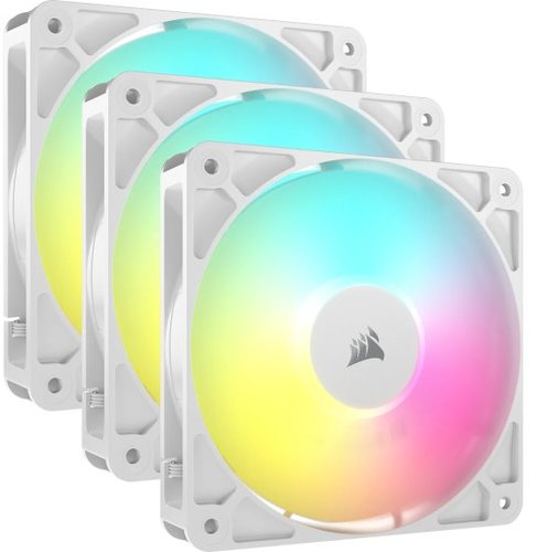 מאוורר לבן CORSAIR RX120 MAX 3x KIT ICUE RGB