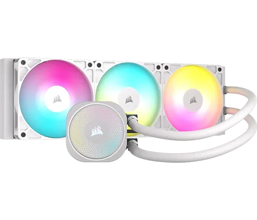 קירור נוזלי לבן CORSAIR NAUTILUS 360mm ARGB