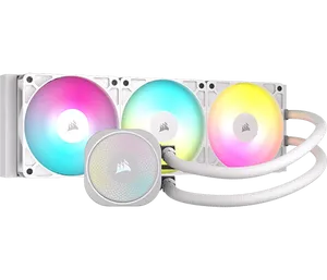 קירור נוזלי לבן CORSAIR NAUTILUS 360mm ARGB