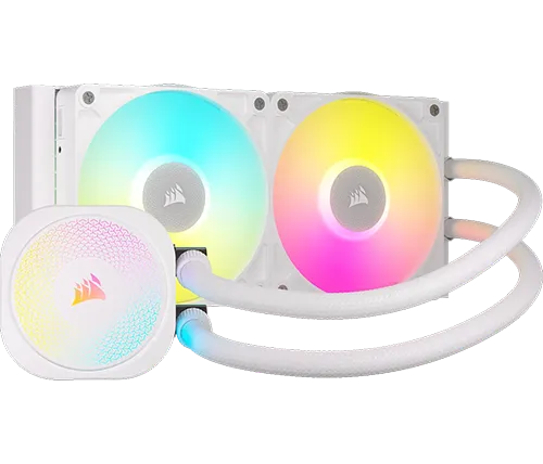 קירור למעבד לבן CORSAIR TITAN 240mm ICUE LINK