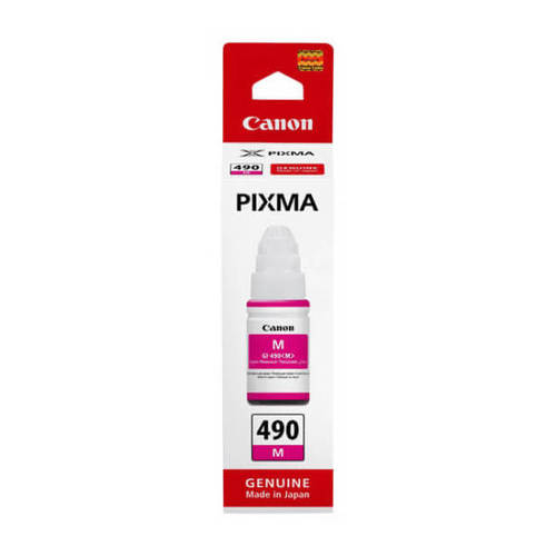 בקבוק דיו Canon GI-490M -  אדום